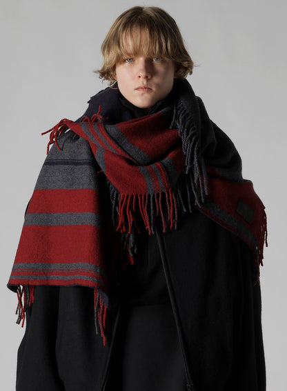 WOOL FRINGE SCARF