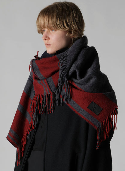 WOOL FRINGE SCARF