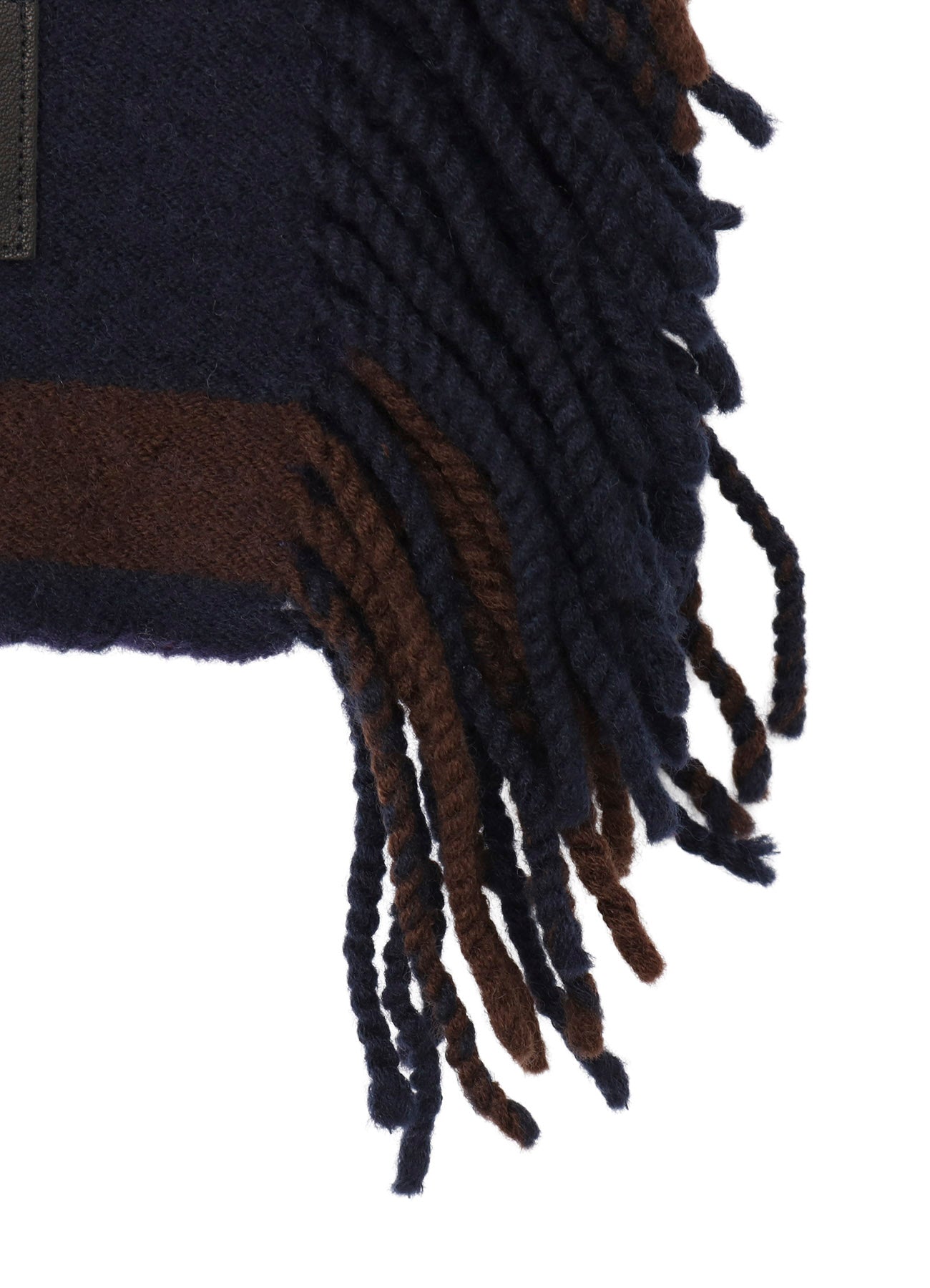 WOOL FRINGE SCARF