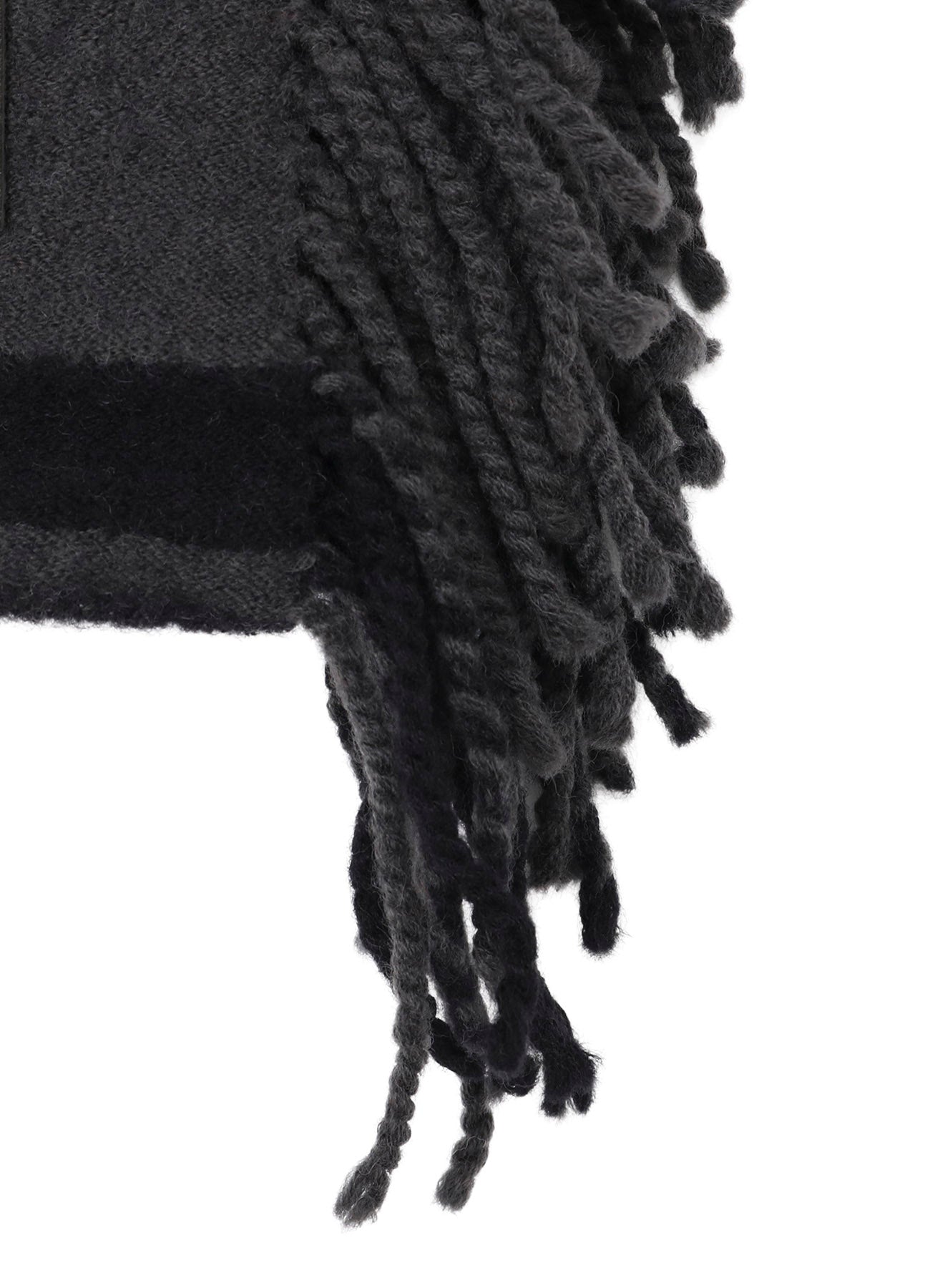 WOOL FRINGE SCARF