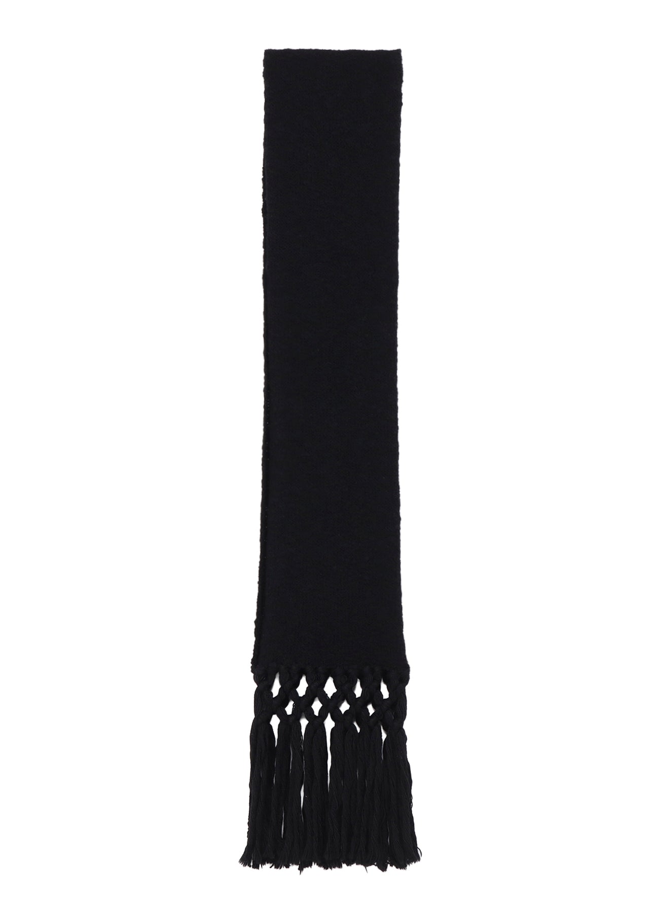 WOOL BLEND FRINGE SCARF