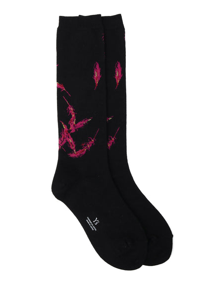 ANGEL-DESIGN HIGH SOCKS