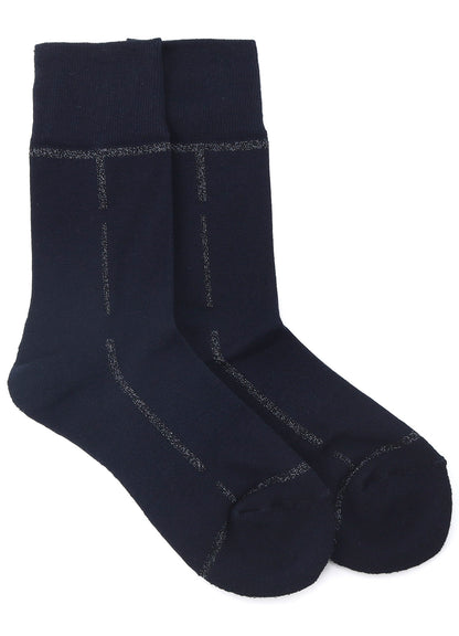 Y's × CHICSTOCKS LINE GLITTER SOCKS