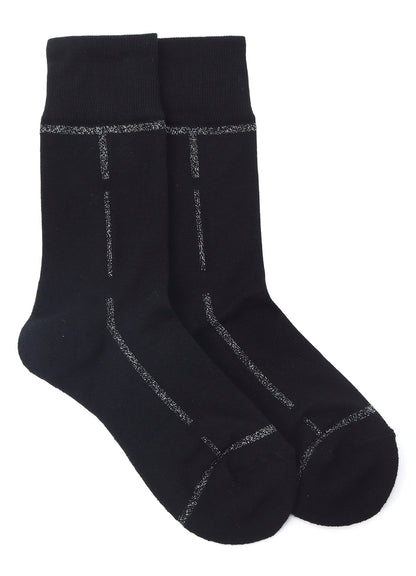 Y's × CHICSTOCKS LINE GLITTER SOCKS