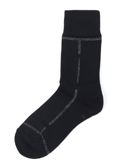 Y's × CHICSTOCKS LINE GLITTER SOCKS