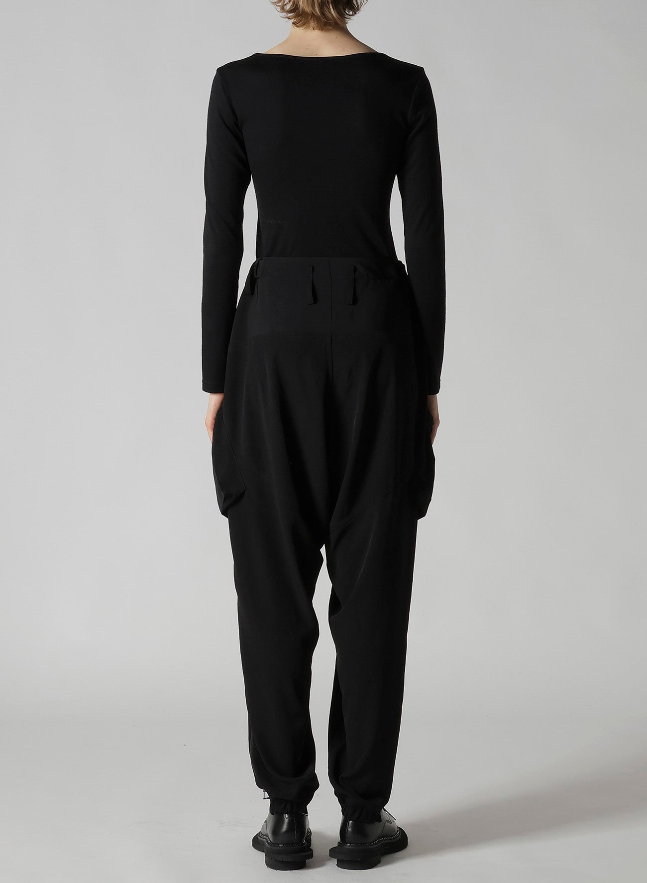 TA/PE CREPE DE CHINE FLIGHT PANTS