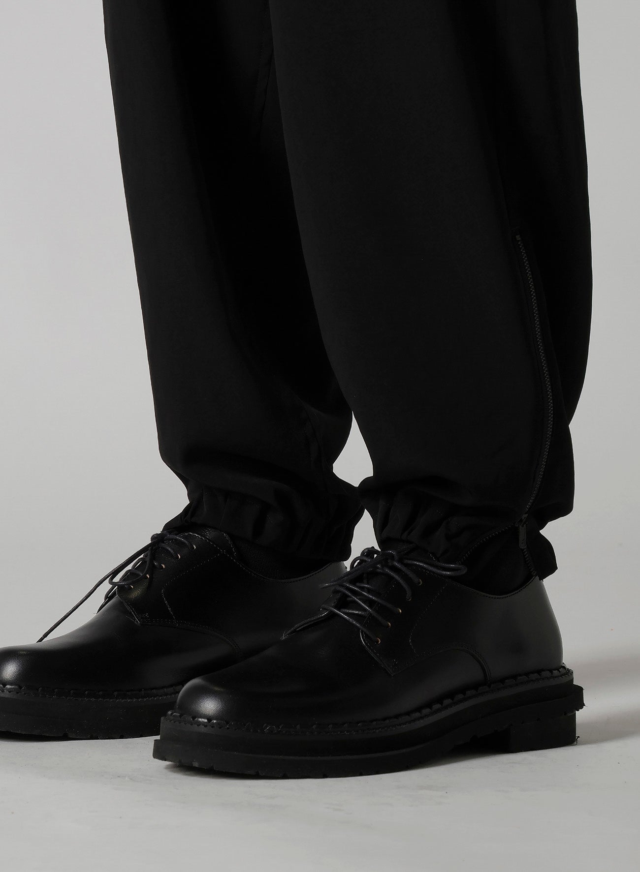 TA/PE CREPE DE CHINE FLIGHT PANTS