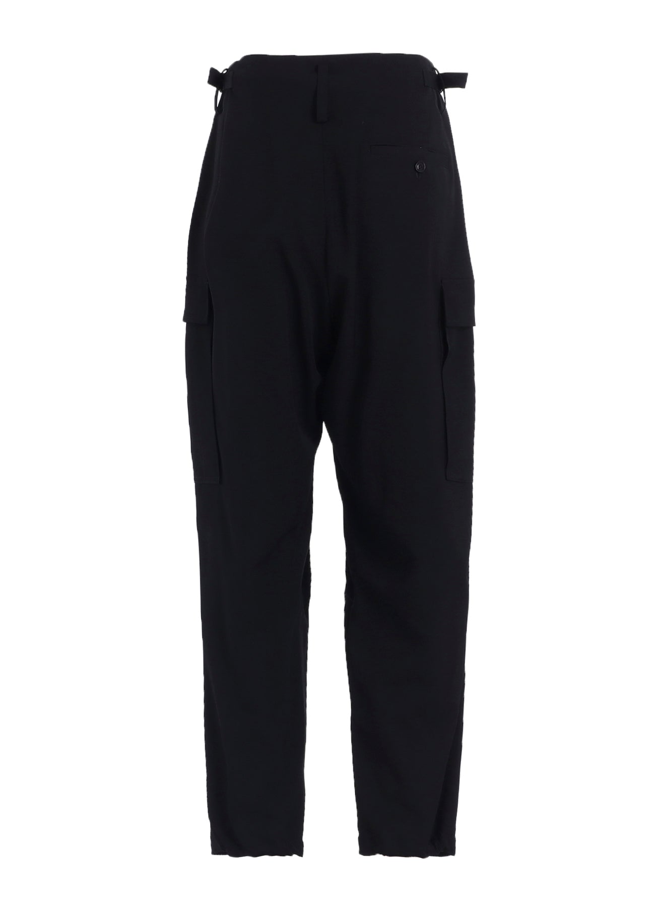 WOOL GABARDINE CARGO PANTS