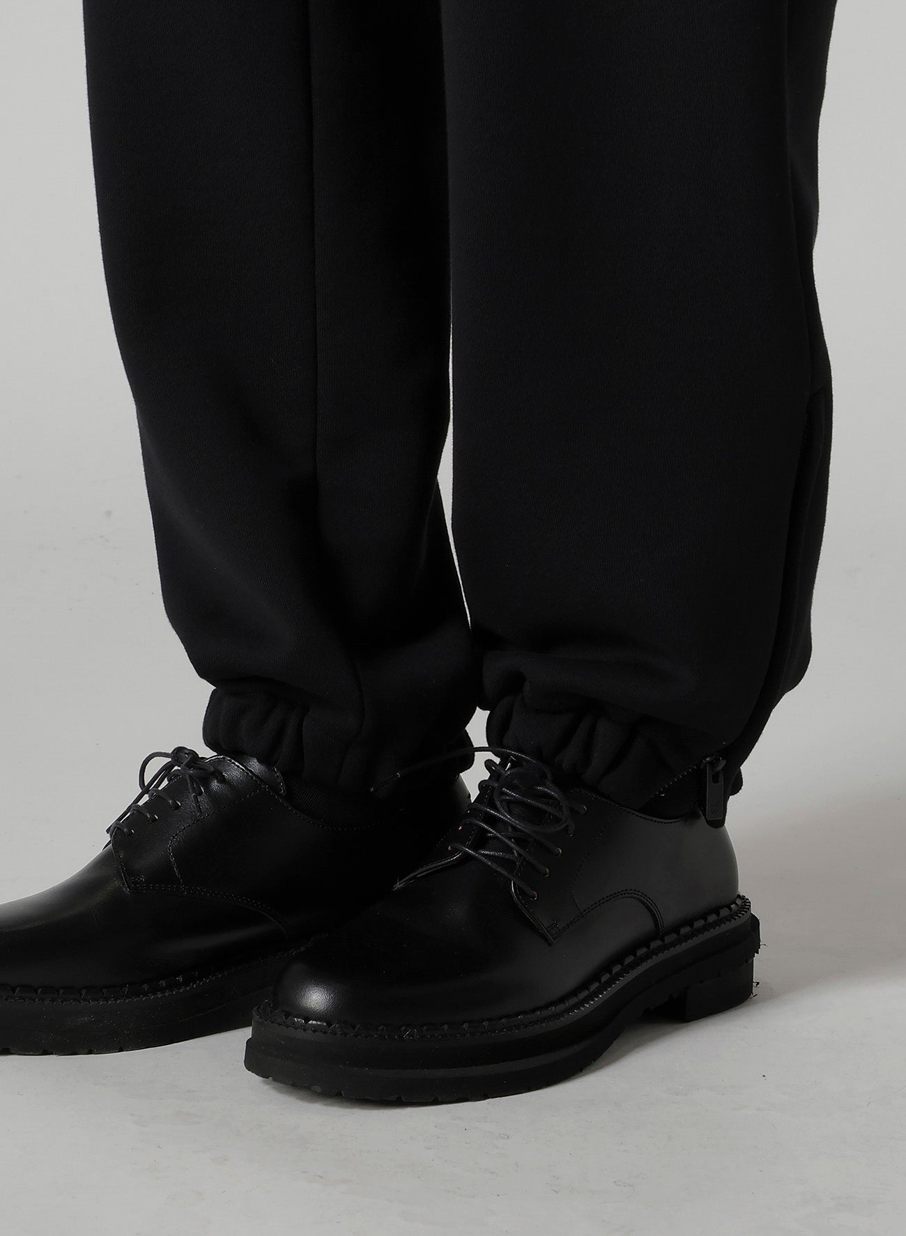 HEAVY FLEECE ELASTIC WAIST/HEM PANTS