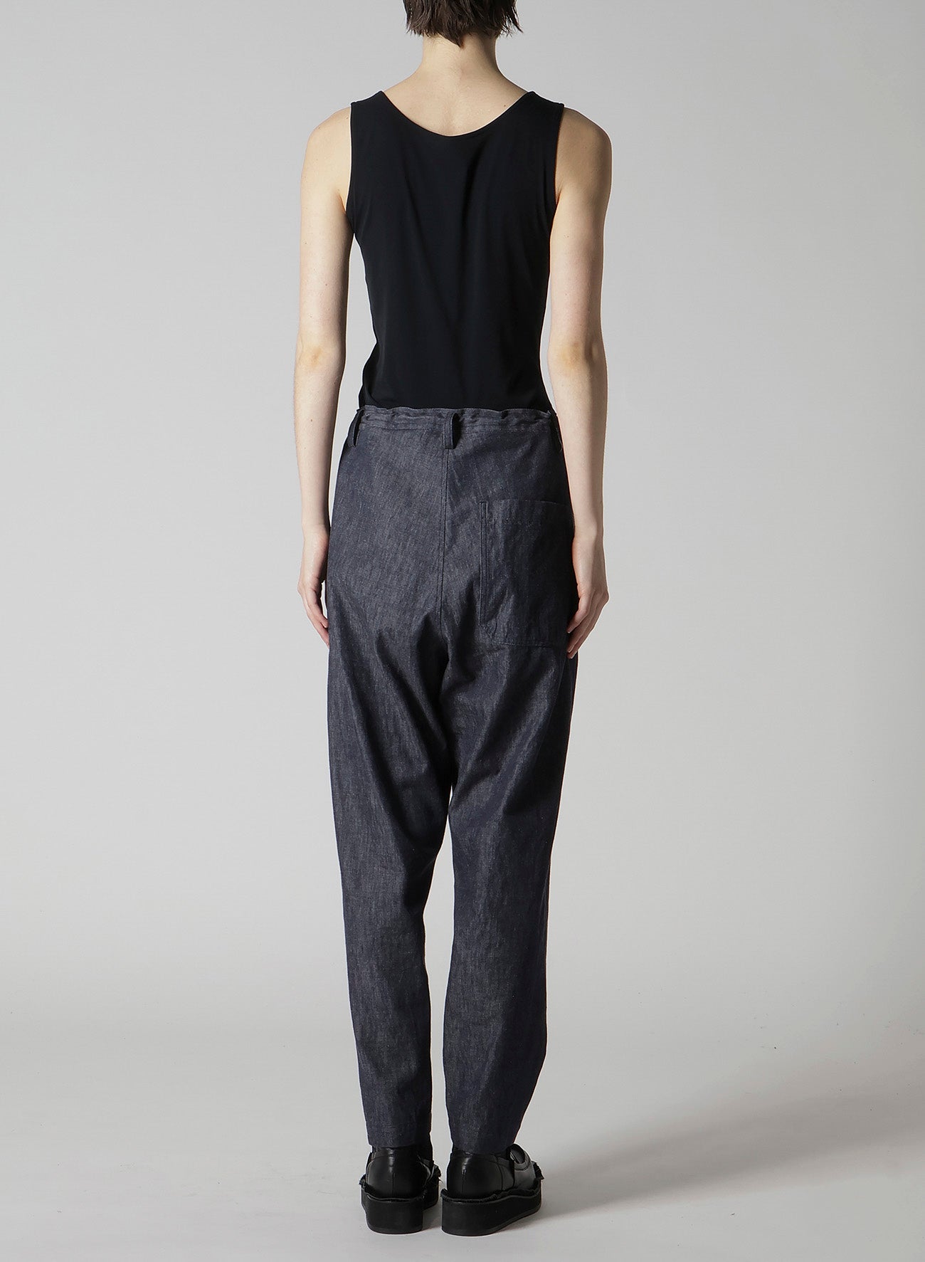 6OZ DENIM GARMENTFINISH TAPERED PANTS