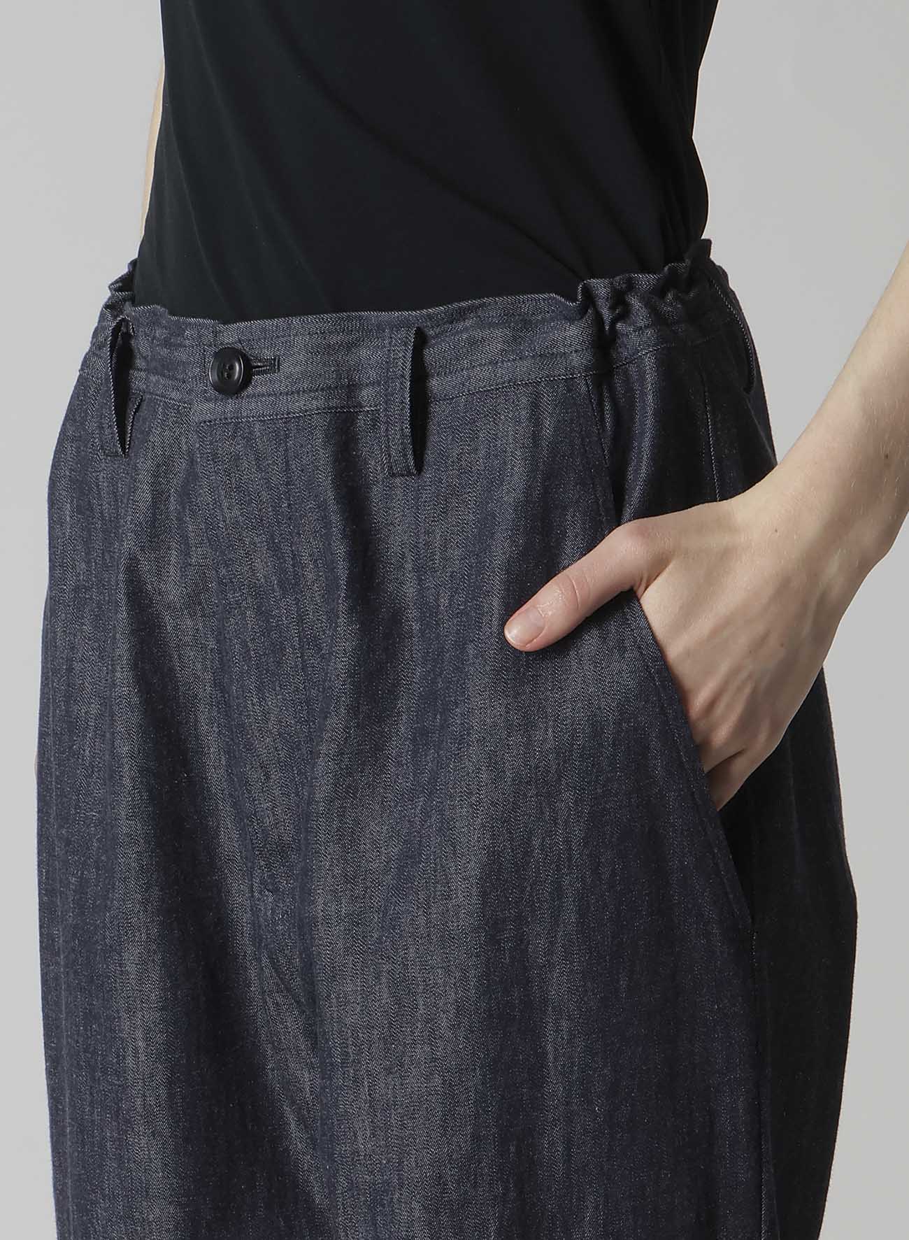 6OZ DENIM GARMENTFINISH TAPERED PANTS