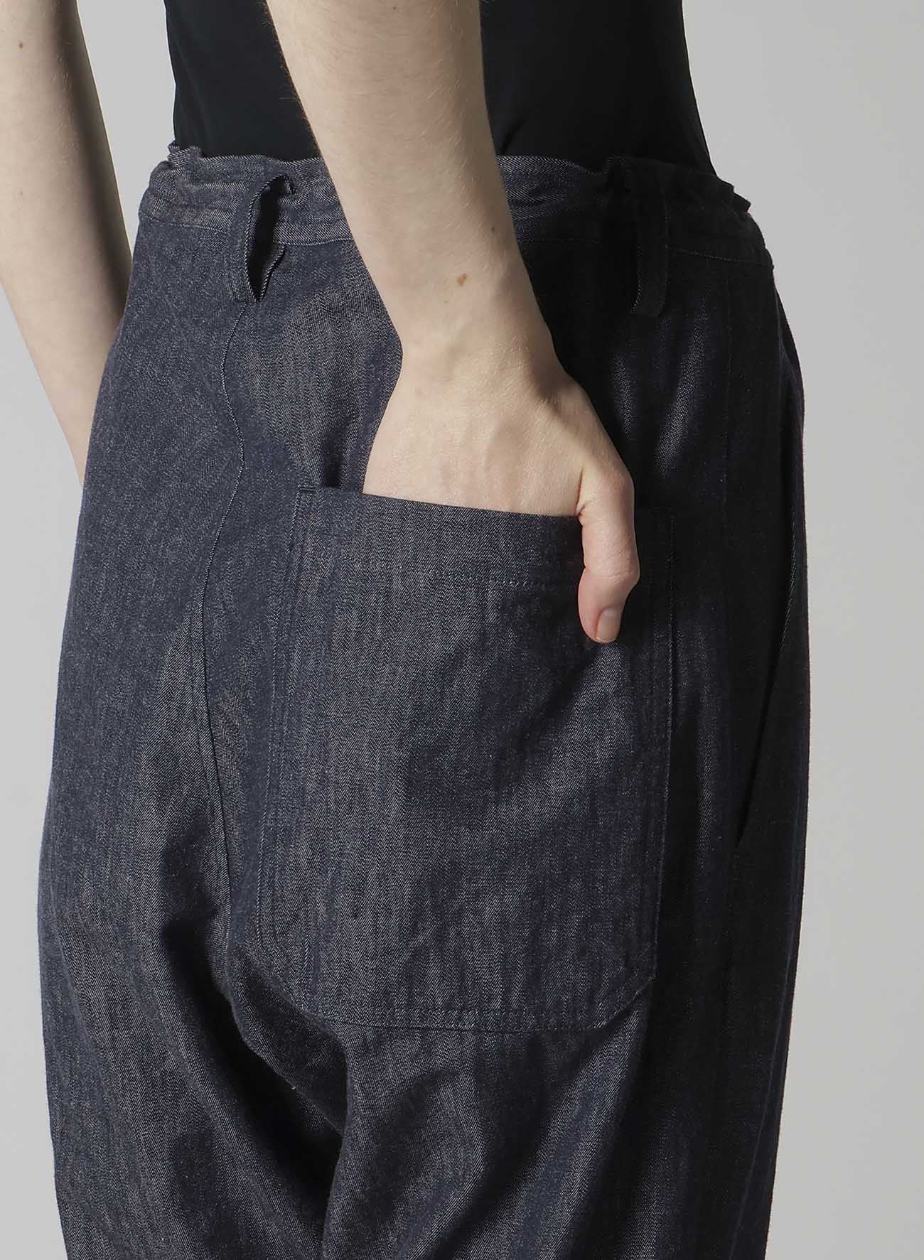 6OZ DENIM GARMENTFINISH TAPERED PANTS