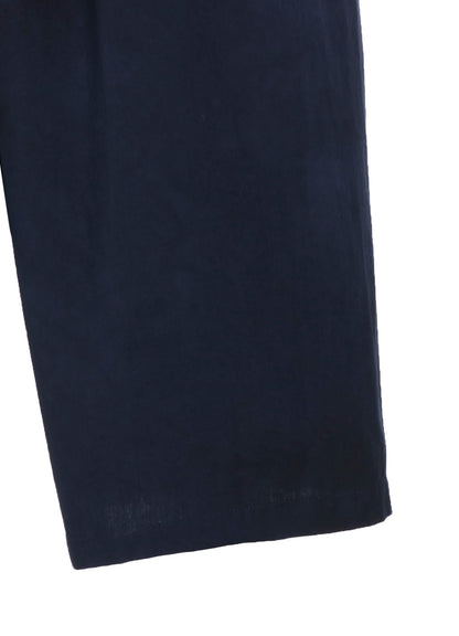 GARMENT-DYED FRONT TUCK WIDE PANTS