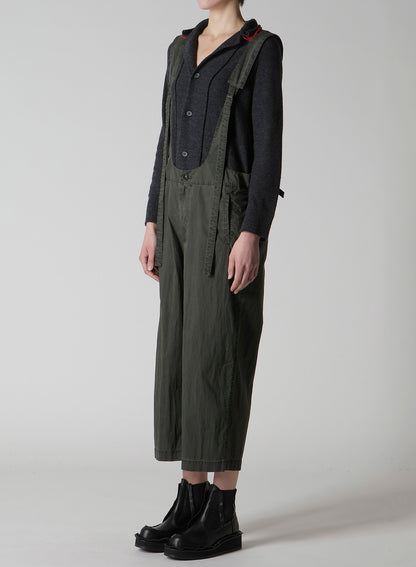 C/N PIGMENT COATED ADJUSTABLE WAIST OVERALLS