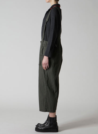 C/N PIGMENT COATED ADJUSTABLE WAIST OVERALLS