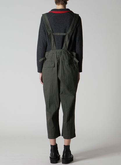 C/N PIGMENT COATED ADJUSTABLE WAIST OVERALLS