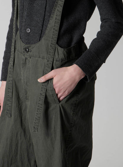 C/N PIGMENT COATED ADJUSTABLE WAIST OVERALLS