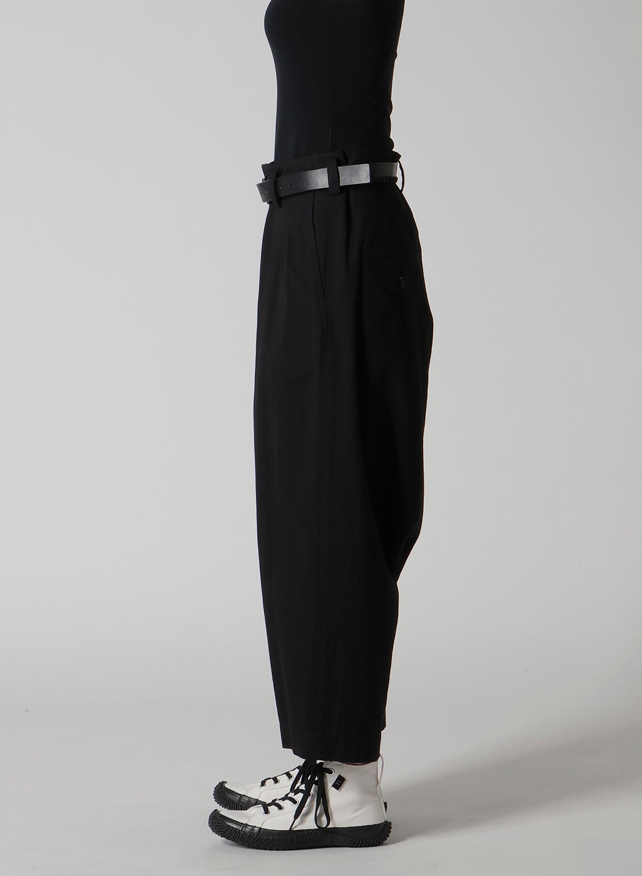 C/RY GABARDINE 2-TUCK SAROUEL PANTS