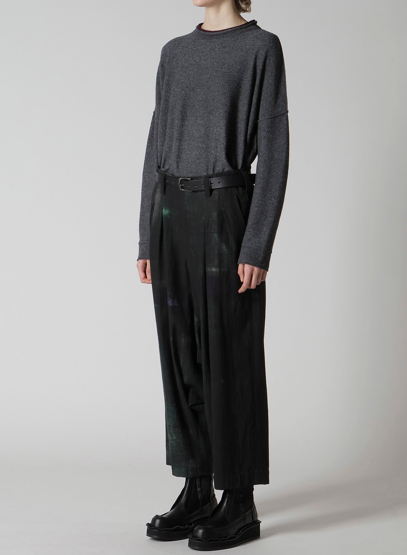 6OZ DENIM 2-TUCK SAROUEL PANTS