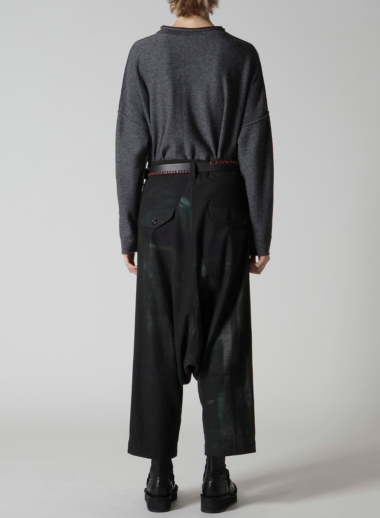 6OZ DENIM 2-TUCK SAROUEL PANTS