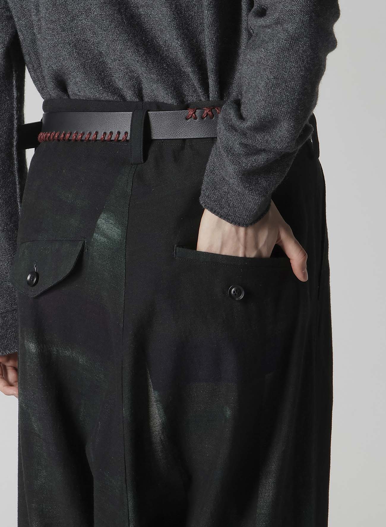 6OZ DENIM 2-TUCK SAROUEL PANTS