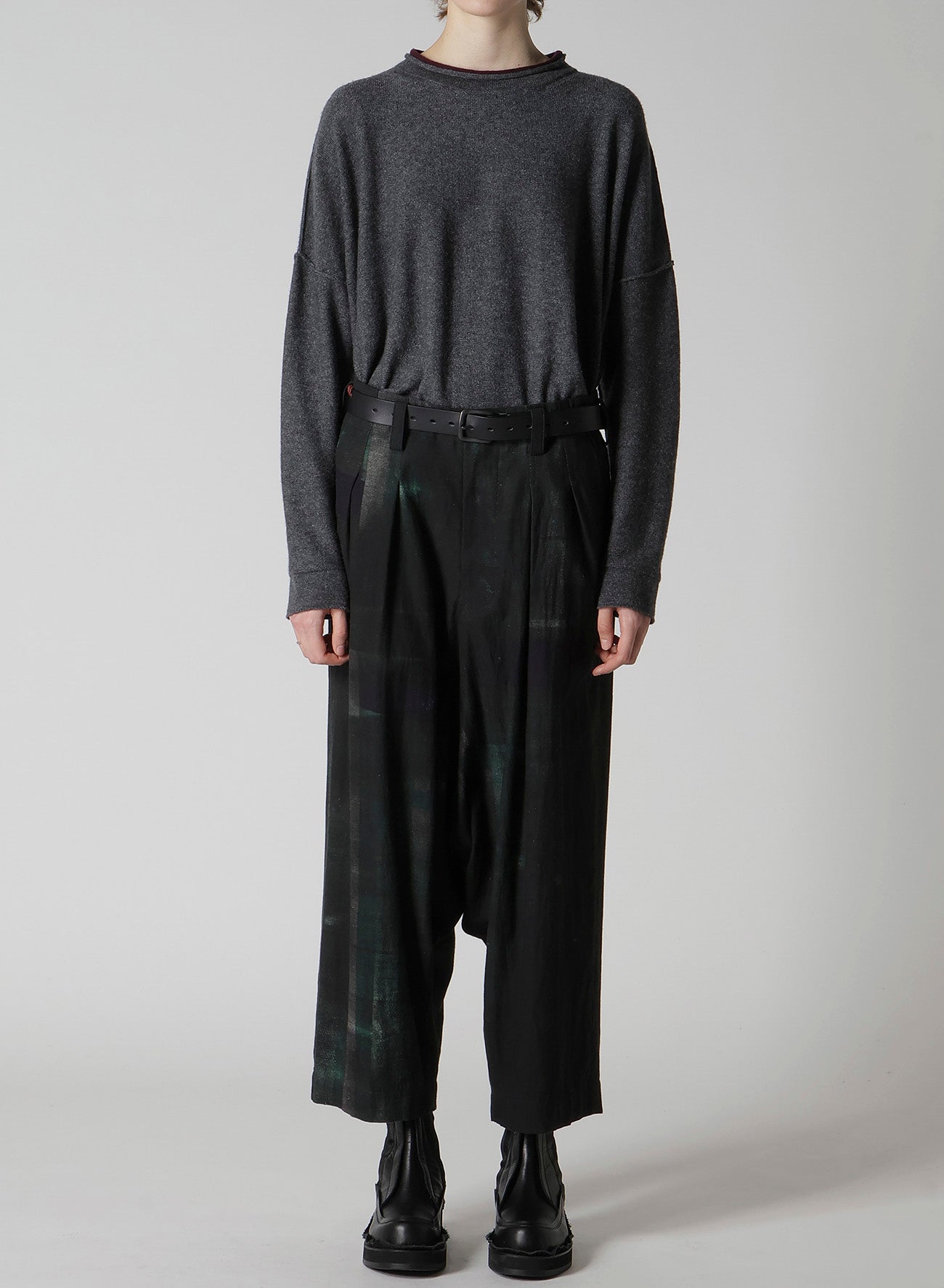 6OZ DENIM 2-TUCK SAROUEL PANTS