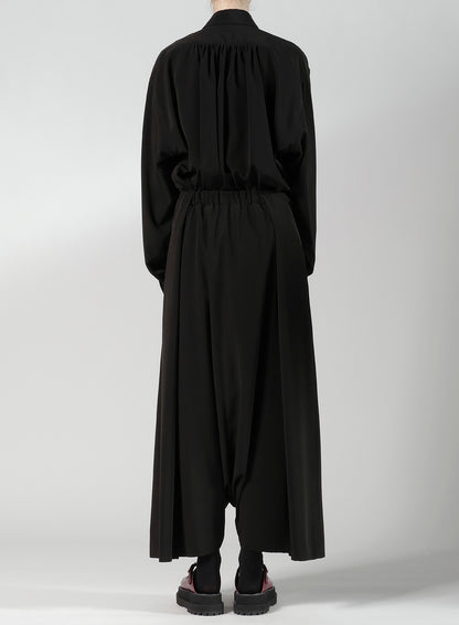 TA/PE SUPER VIYON TUSSER SAROUEL TUCKED PANTS