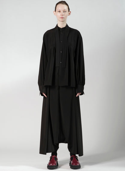 TA/PE SUPER VIYON TUSSER SAROUEL TUCKED PANTS