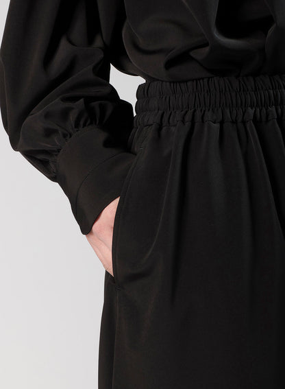 TA/PE SUPER VIYON TUSSER SAROUEL GATHERED PANTS