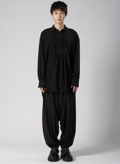 TA/PE SUPER VIYON TUSSER SAROUEL GATHERED PANTS