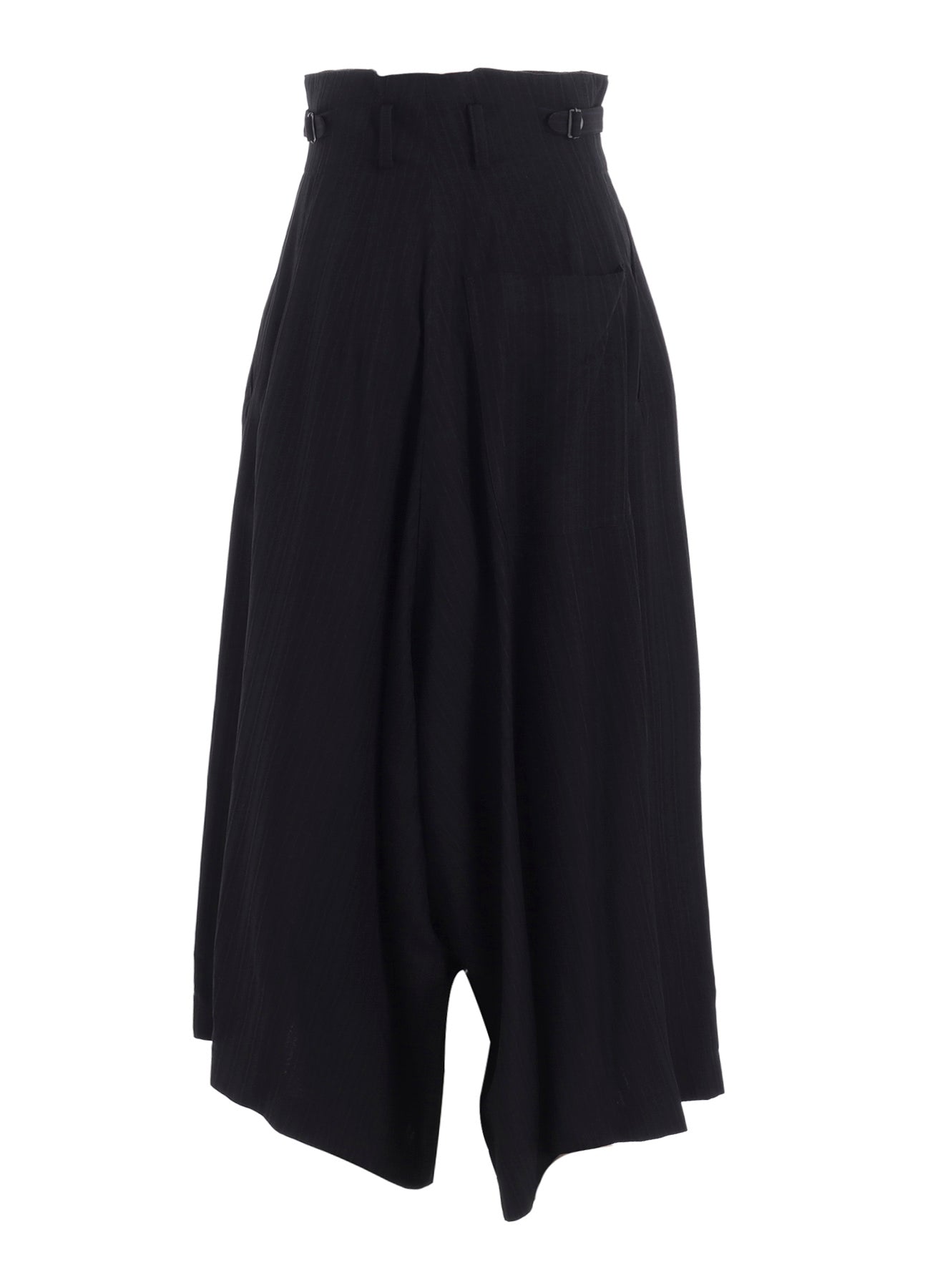 VISCOSE TWEED STRIPE WIDE PANTS