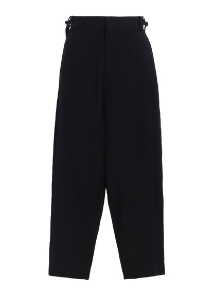 WOOL GABARDINE SAROUEL PANTS