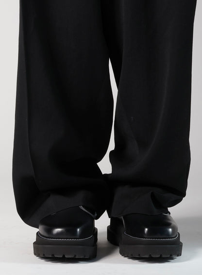 WOOL GABARDINE SAROUEL PANTS