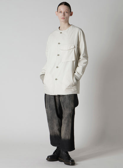 SPOTTED DENIM FRONT BIG POCKET PANTS