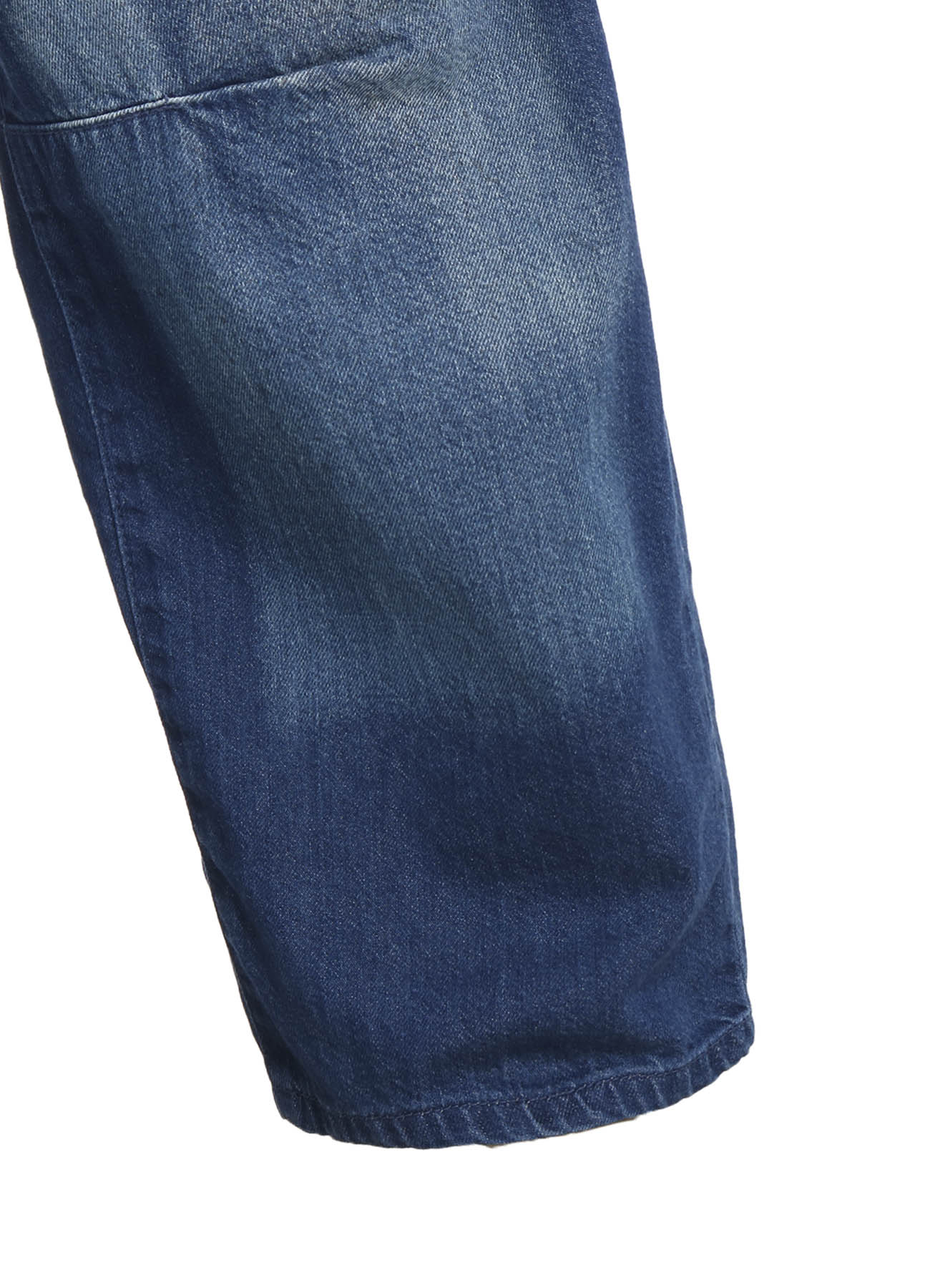 SPOTTED DENIM WIDE PANTS
