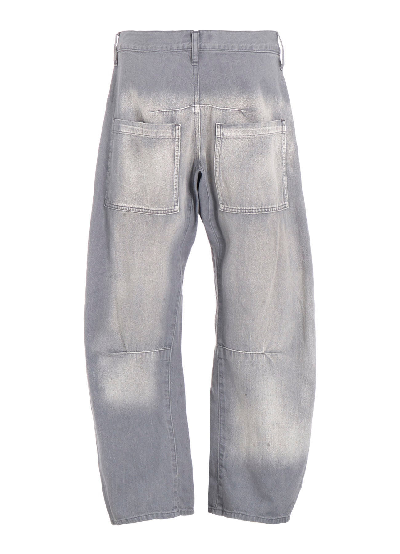 SPOTTED DENIM WIDE PANTS