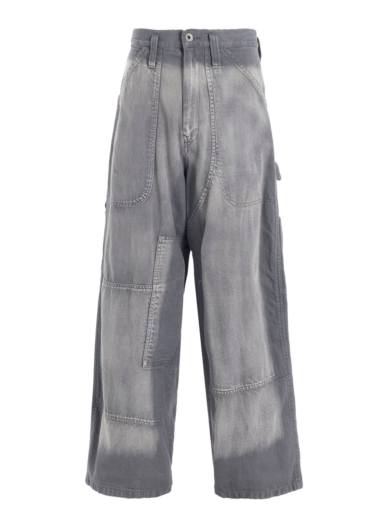 SPOTTED DENIM WORK PANTS