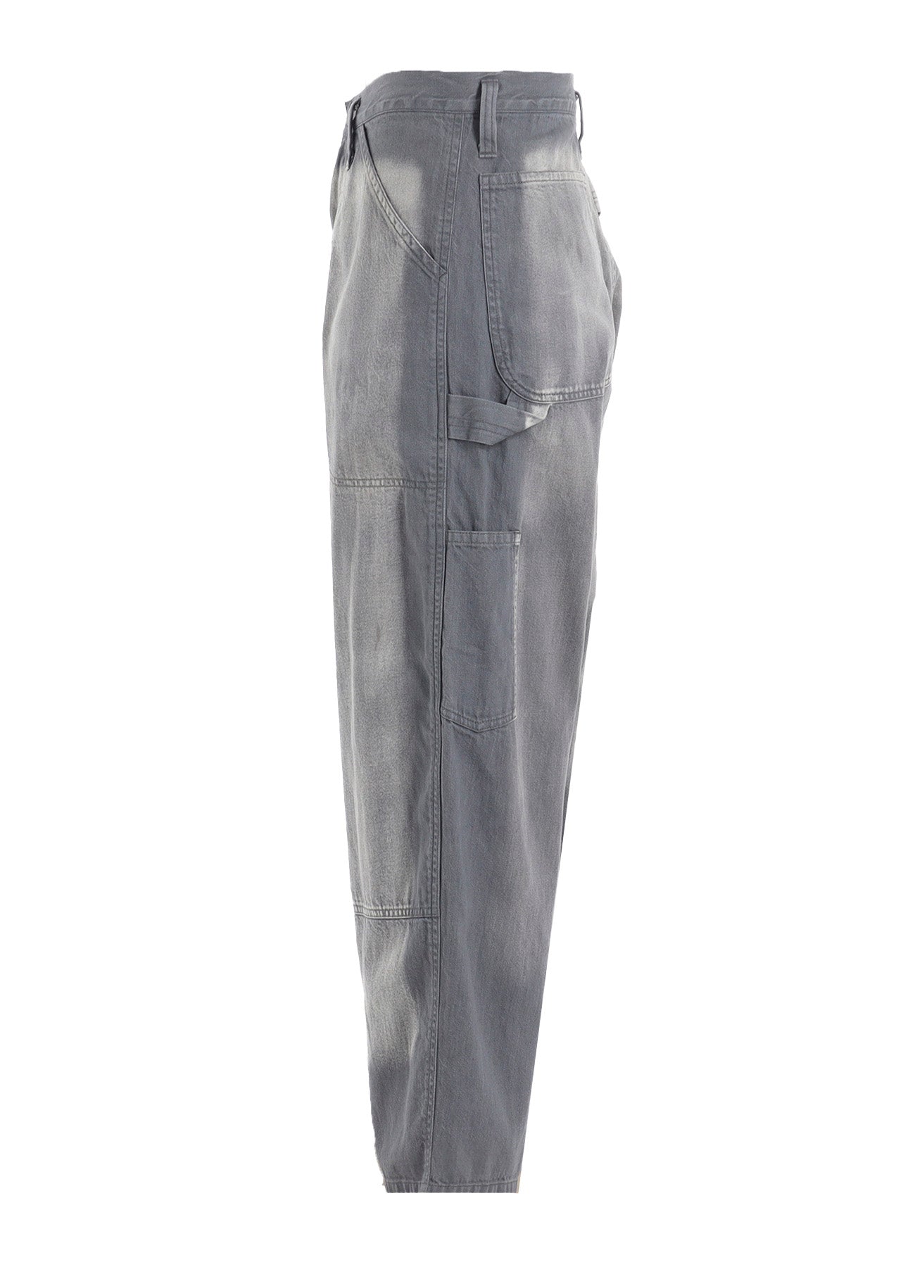 SPOTTED DENIM WORK PANTS