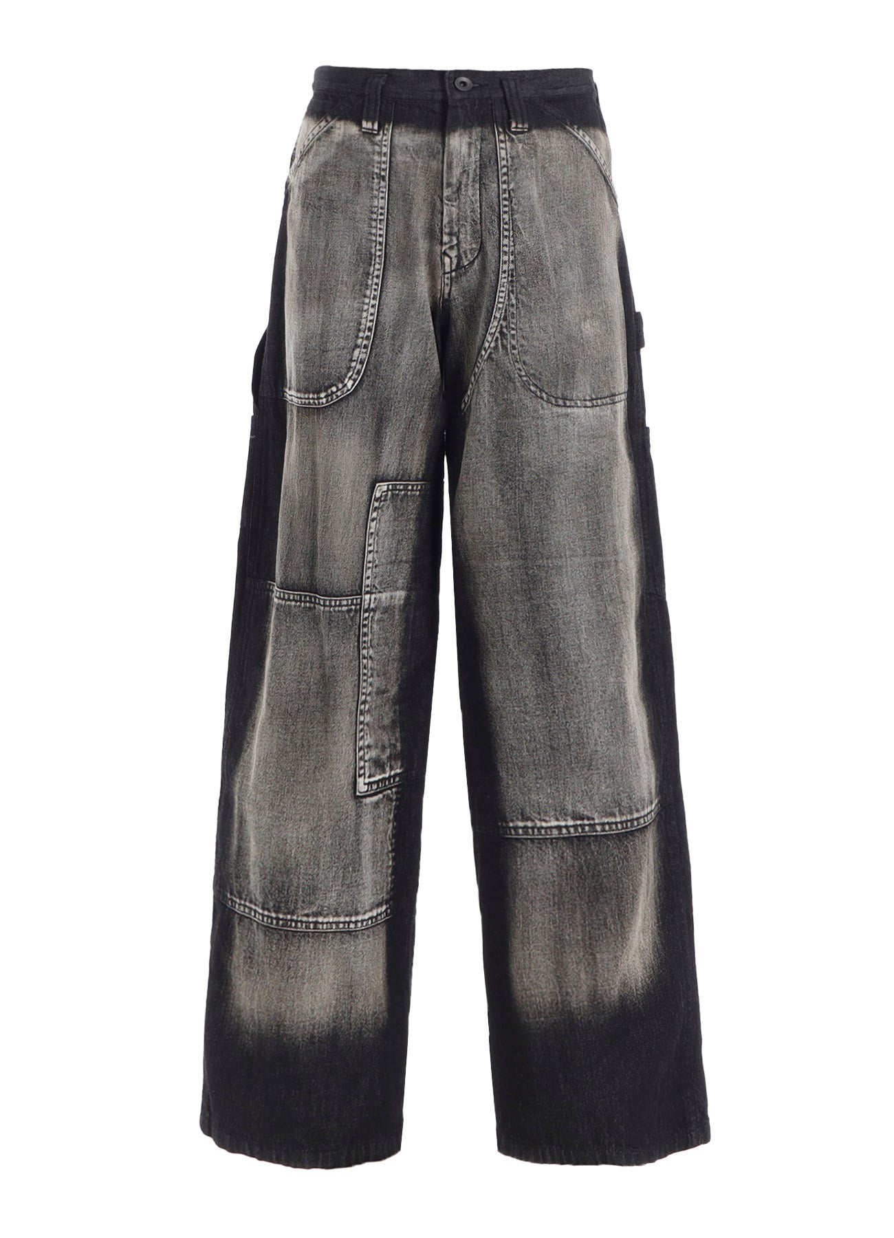 SPOTTED DENIM WORK PANTS
