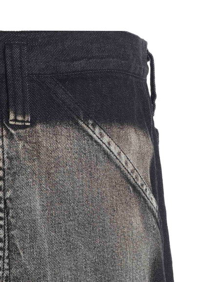 SPOTTED DENIM WORK PANTS