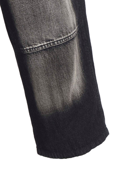 SPOTTED DENIM WORK PANTS