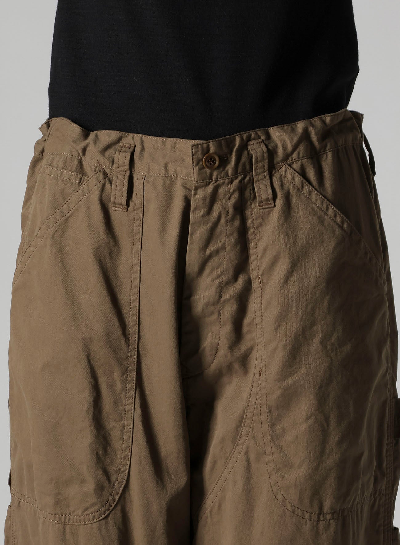 COTTON TWILL GARMENT DYE WORK PANTS