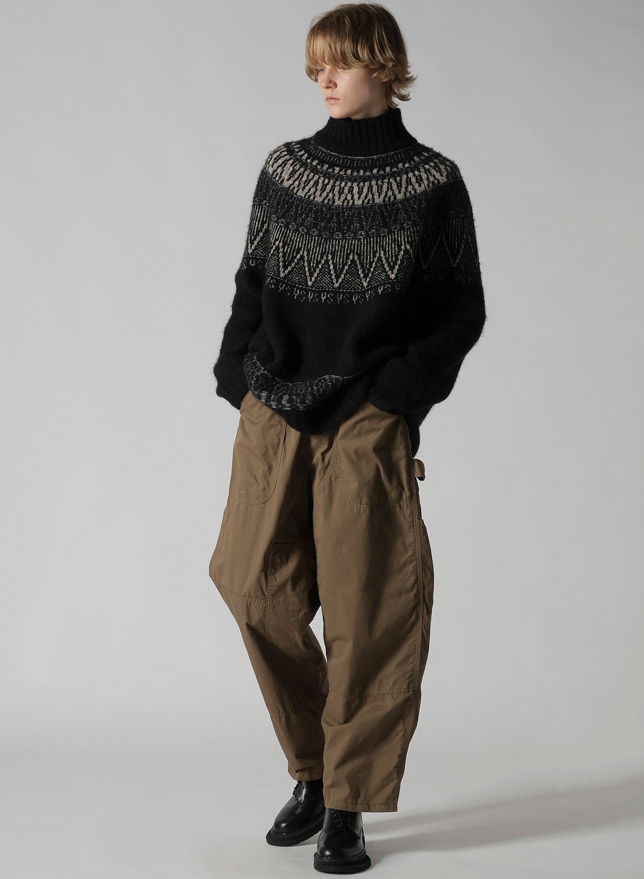 COTTON TWILL GARMENT DYE WORK PANTS