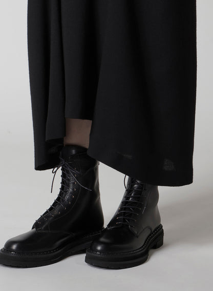 W/RY WASHER PROCESSED GAUZE DROP SKIRT