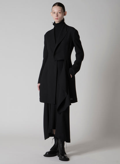 W/RY WASHER PROCESSED GAUZE DROP SKIRT