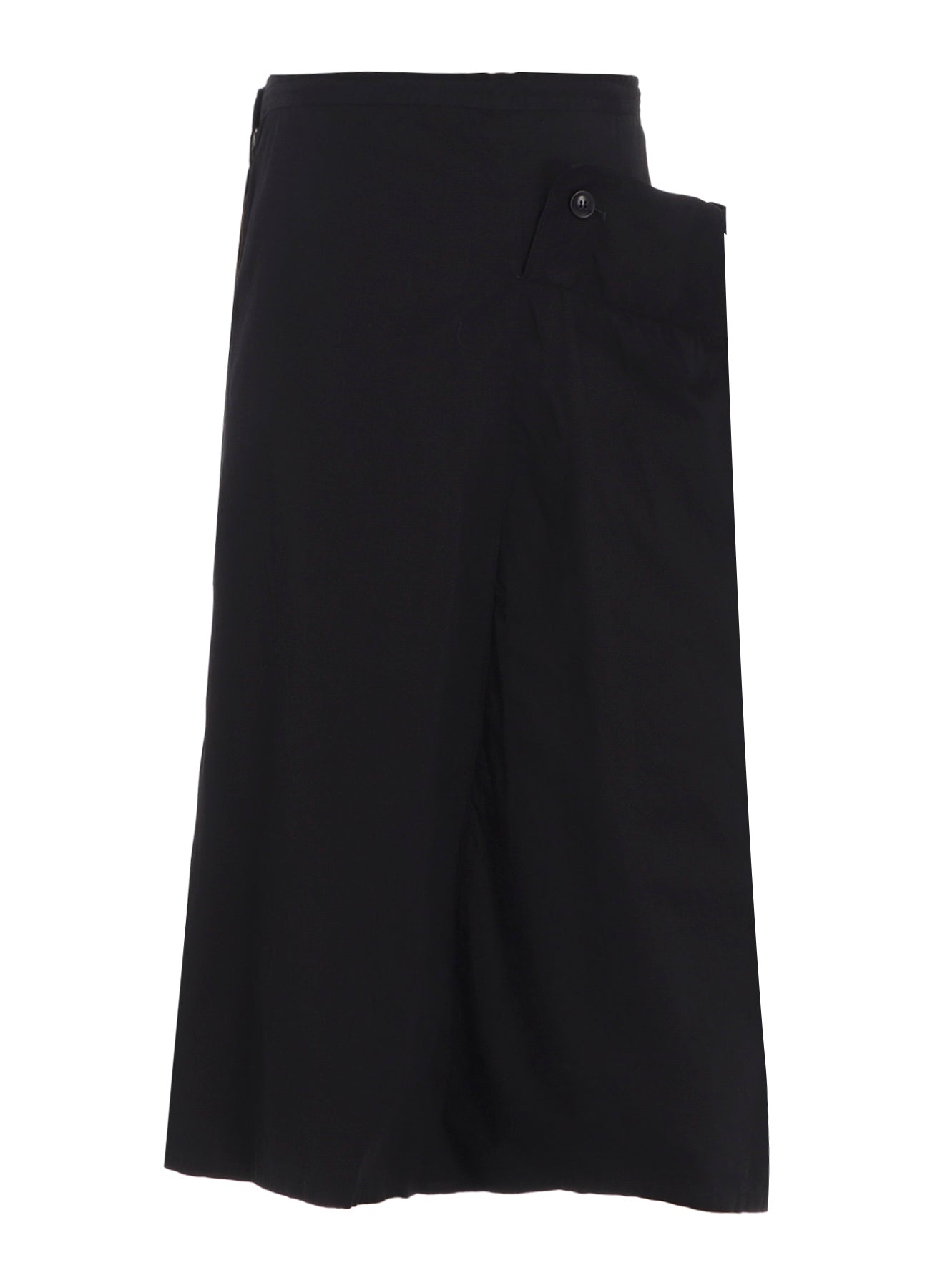 COTTON TWILL GARMENT DYE RIGHT BIG BELT SKIRT