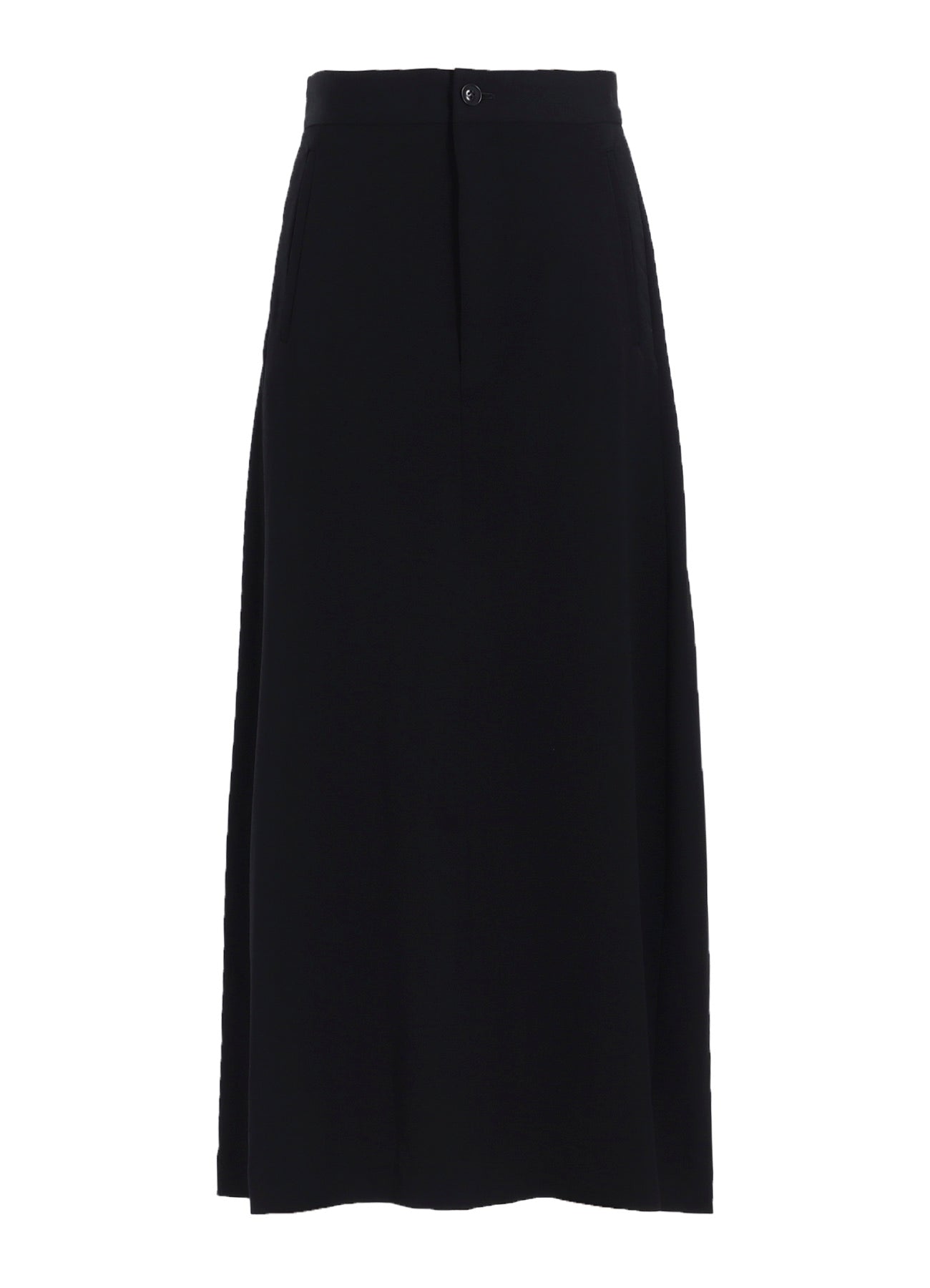 WOOL GABARDINE LINE SKIRT