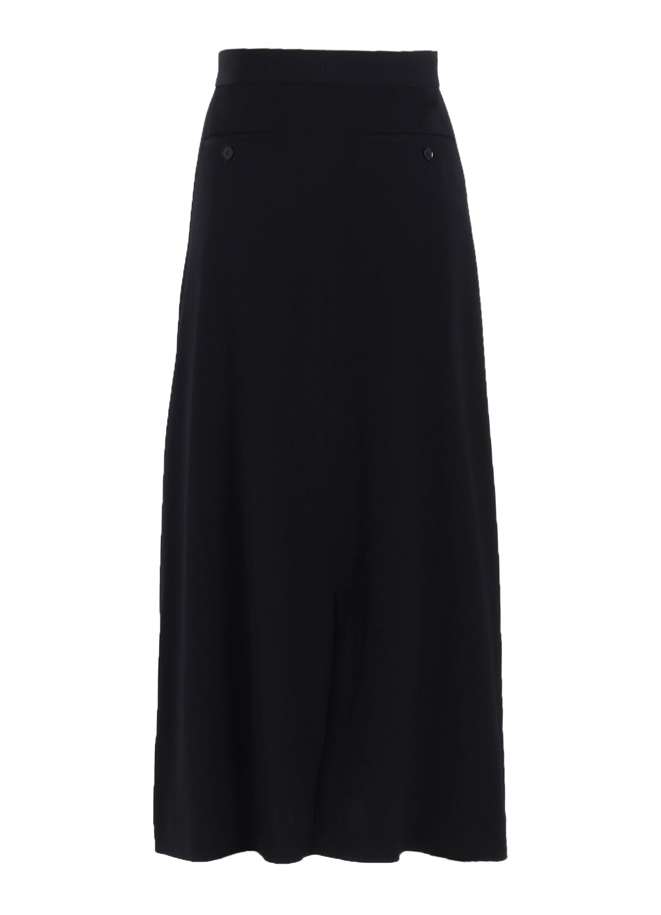 WOOL GABARDINE LINE SKIRT
