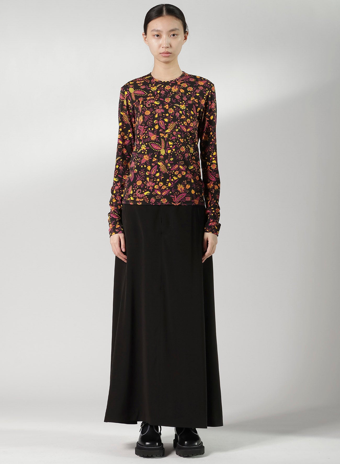 TA/PE SUPER VIYON TUSSER A LINE SKIRT