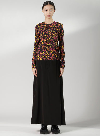 TA/PE SUPER VIYON TUSSER A LINE SKIRT